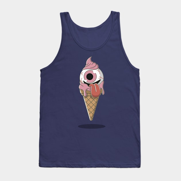 spooky ice cream Tank Top by fflat hds